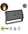 GLOBOSTAR® FLOODZANA 90558 Προβολέας Σποτ Wall Washer LED 100W 9000lm 30° DC 24V Αδιάβροχο IP65 Θερμό Λευκό 2700K Dimmable - Bridgelux SMD Chip - Γκρι Ανθρακί - Μ45.5 x Π28 x Υ10cm - 3 Χρόνια Εγγύηση
